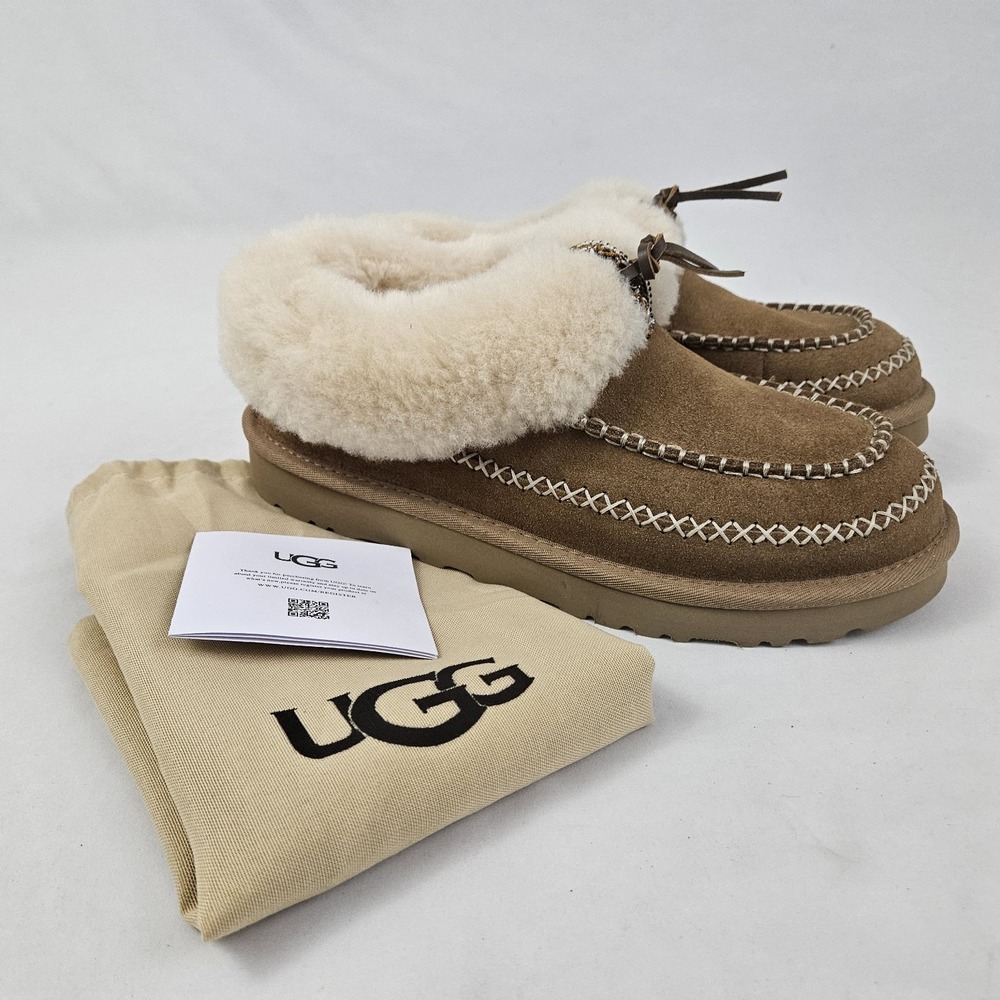 UGG Alpine Boots Classic Ultra Mini Chestnut Women's Size 6 w/Bag New